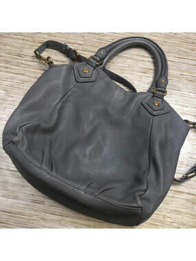 3537 Marc by Marc Jacobs leather satchel  bag GREY *